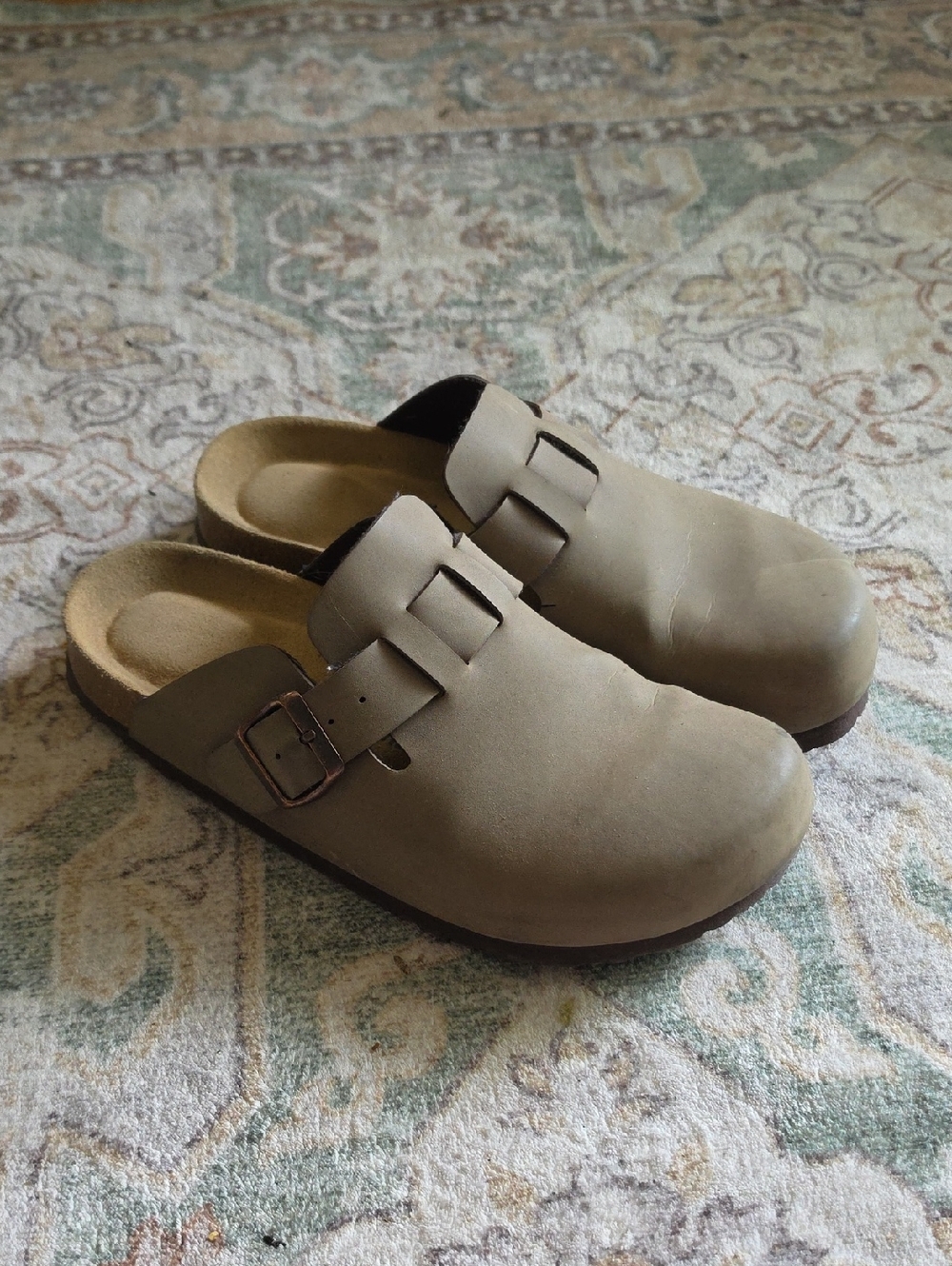 Casual Slip-On Clogs with Buckle